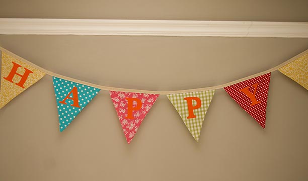 happy birthday bunting
