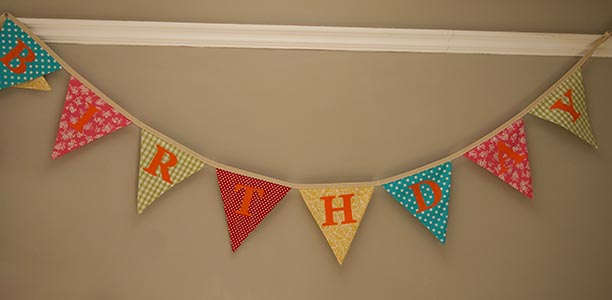 happy birthday bunting