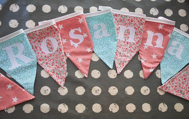 personalised bunting