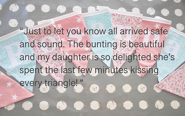 personalised bunting