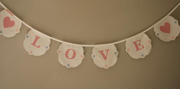 Love bunting
