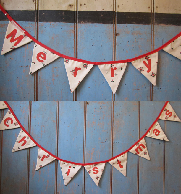 merry christmas bunting